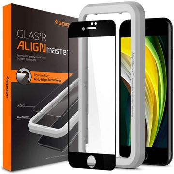Spigen AlignMaster FC, black - iPhone SE/8/7